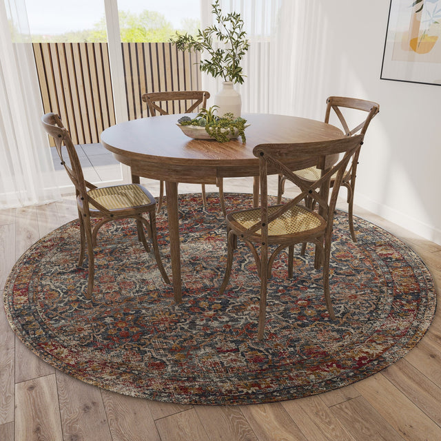 Dalyn Jericho JC3 Charcoal Rug shown in a room