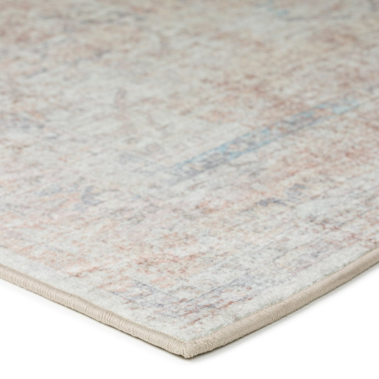 Dalyn Jericho JC3 Pearl Rug corner detail