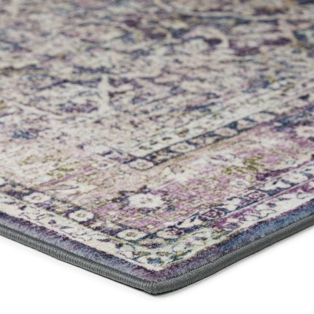 Dalyn Jericho JC3 Violet Rug corner detail