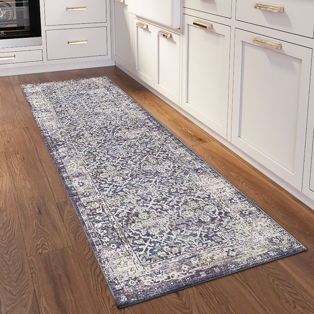 Dalyn Jericho JC3 Violet Rug shown in a room