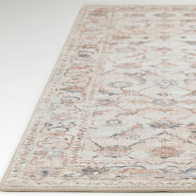 Dalyn Jericho JC4 Linen Rug finished edge detail