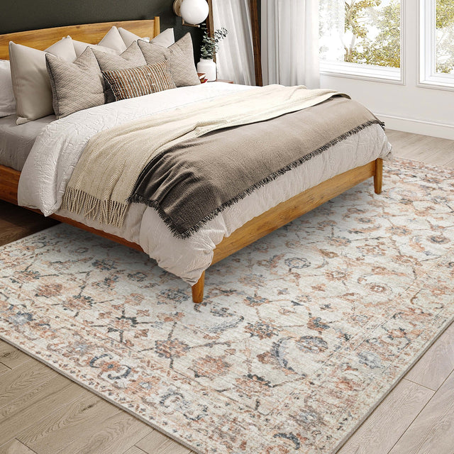 Dalyn Jericho JC4 Linen Rug shown in a room