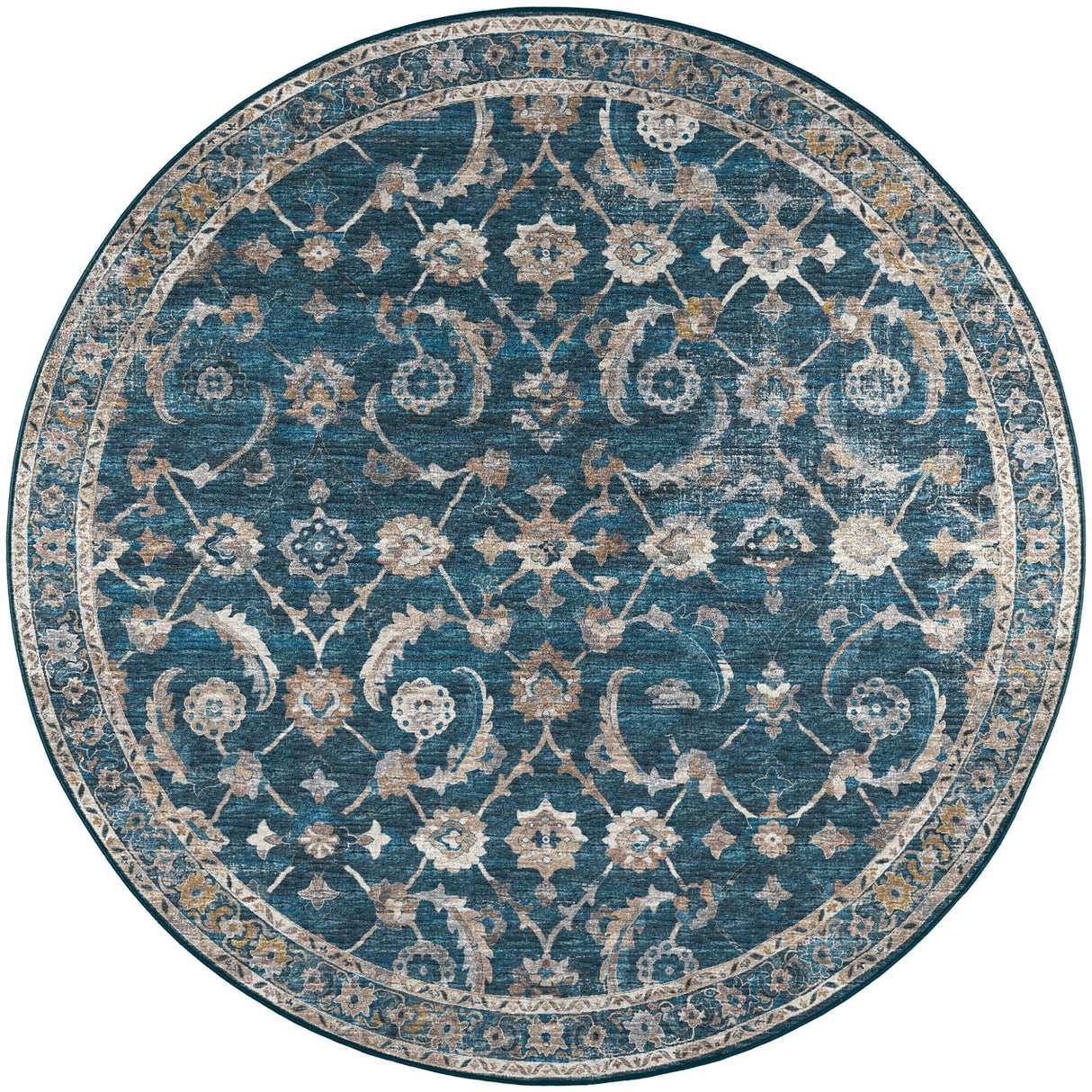 Dalyn Jericho JC4 Navy Rug round rug