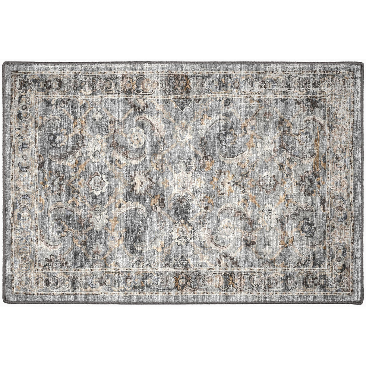 Dalyn Jericho JC4 Silver Rug rectangular rug