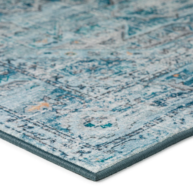 Dalyn Jericho JC5 Denim Rug corner detail