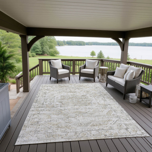 Dalyn Jericho JC5 Tin Rug outdoor lifestyle image