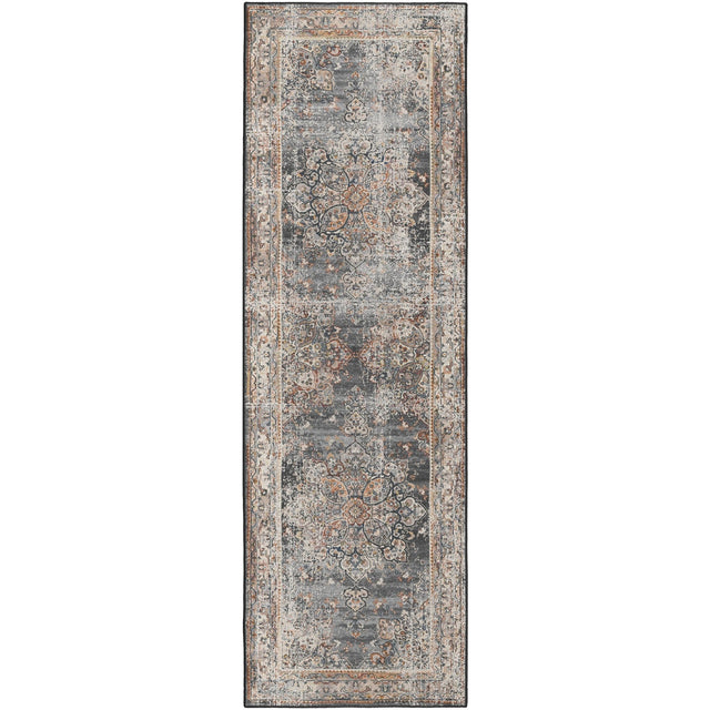 Dalyn Jericho JC6 Charcoal Rug runner rug