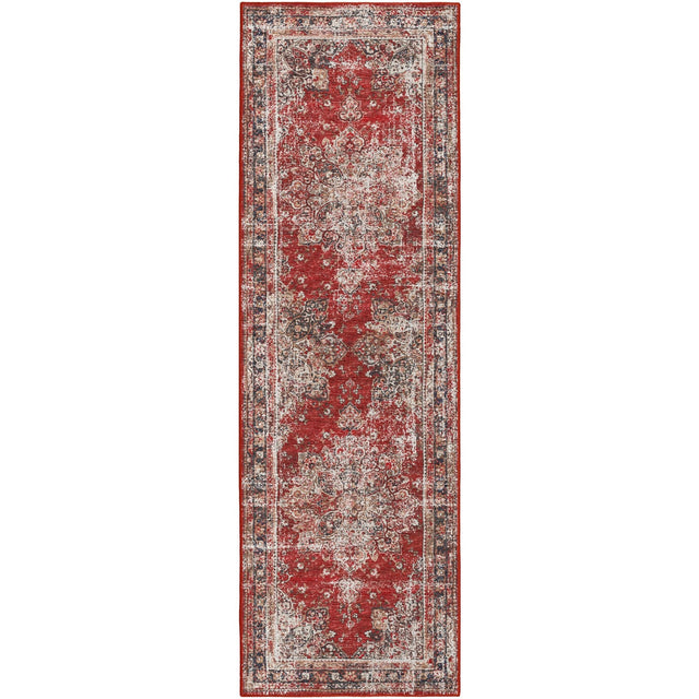 Dalyn Jericho JC6 Garnet Rug runner rug