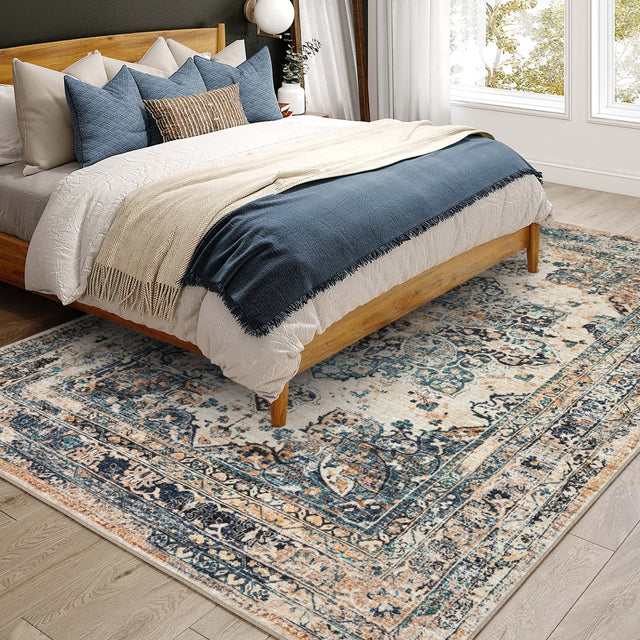 Dalyn Jericho JC6 Linen Rug shown in a room