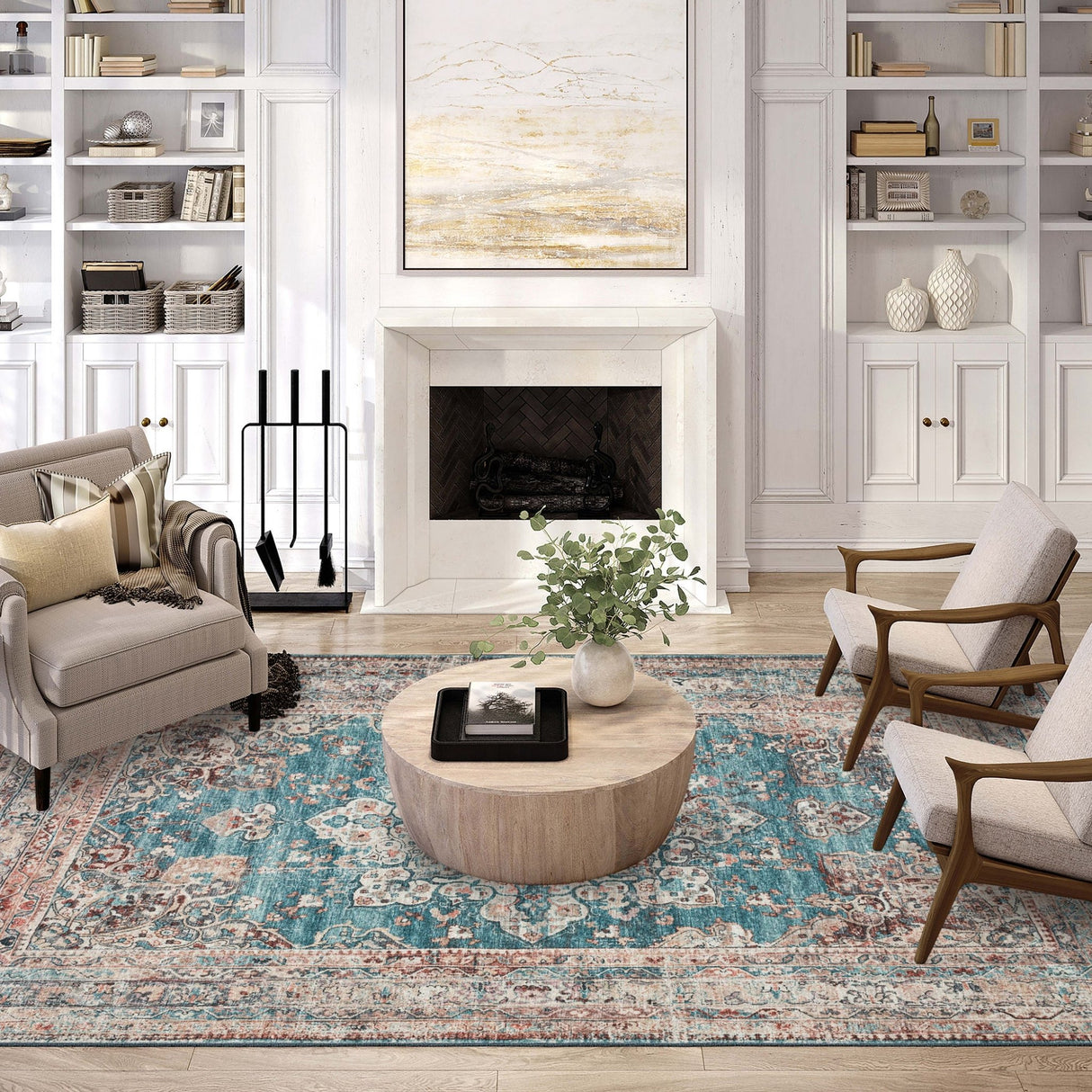 Dalyn Jericho JC6 Riviera Rug shown in a room