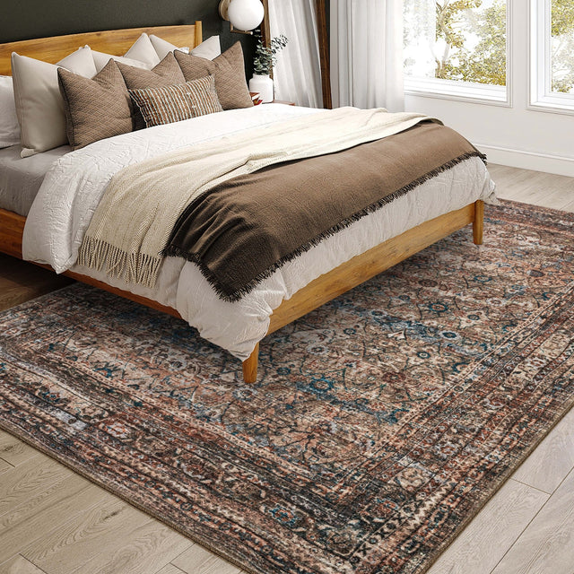 Dalyn Jericho JC7 Latte Rug shown in a room