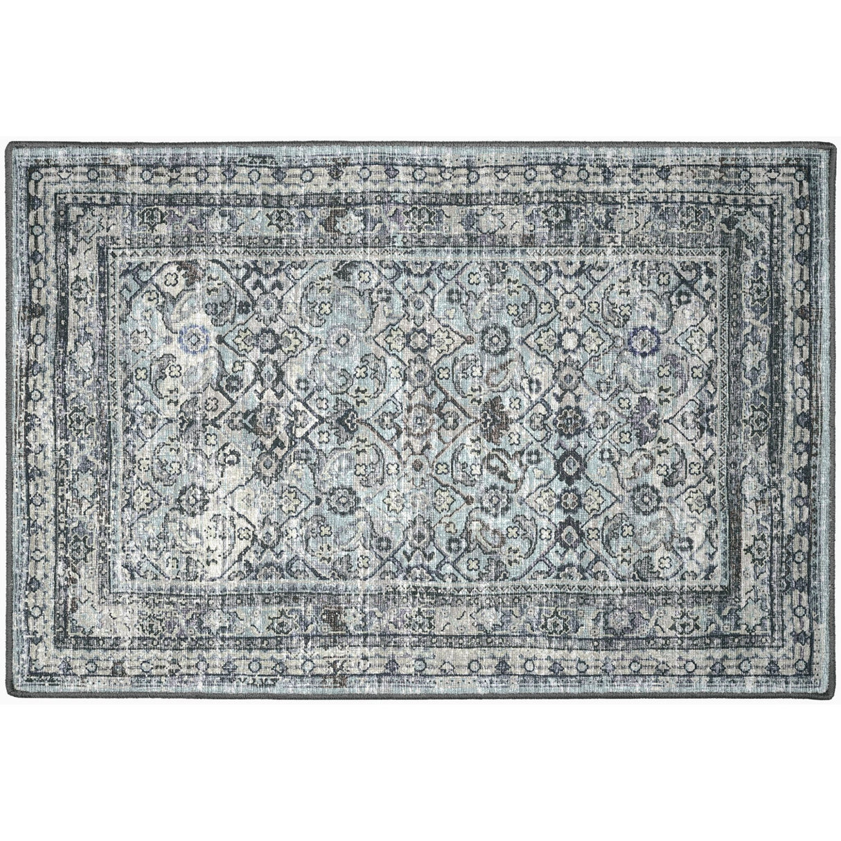 Dalyn Jericho JC7 Pewter Rug rectangular rug