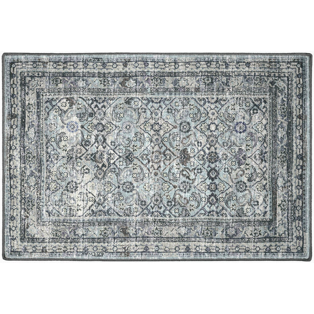 Dalyn Jericho JC7 Pewter Rug rectangular rug