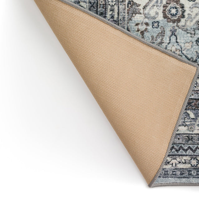 Dalyn Jericho JC7 Pewter Rug backing detail