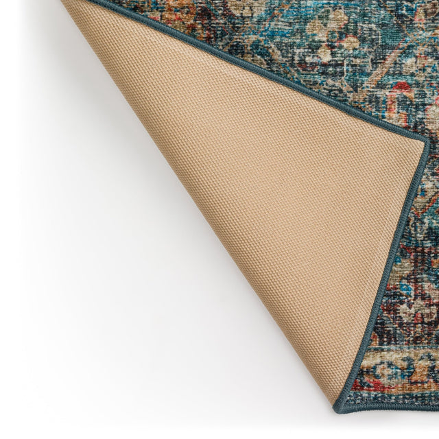Dalyn Jericho JC8 Navy Rug backing detail