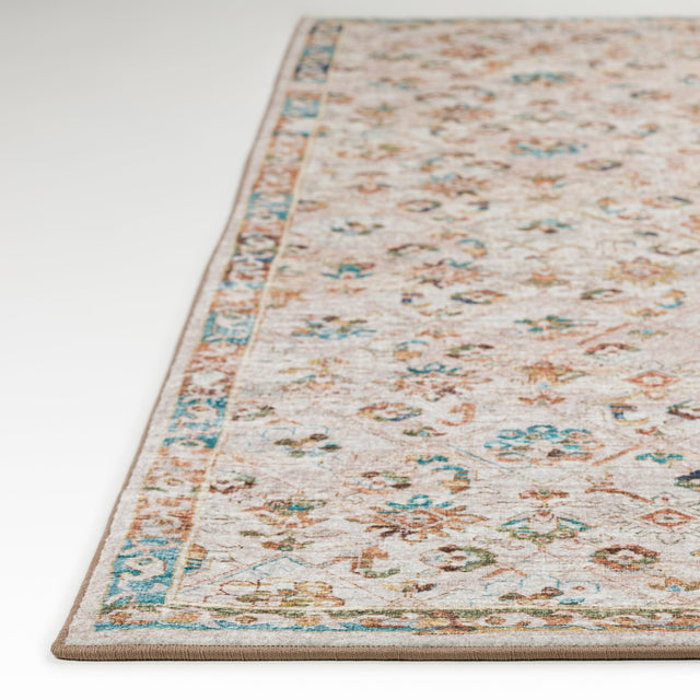 Dalyn Jericho JC8 Parchment Rug finished edge detail