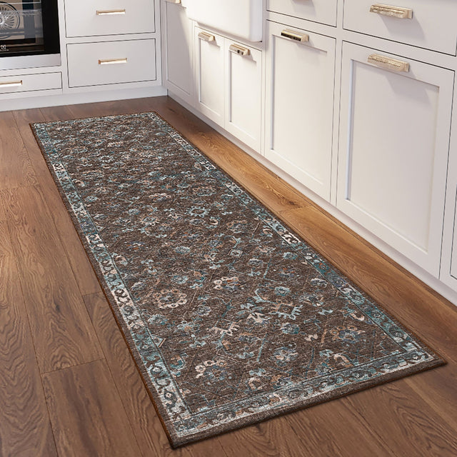 Dalyn Jericho JC8 Sable Rug shown in a room