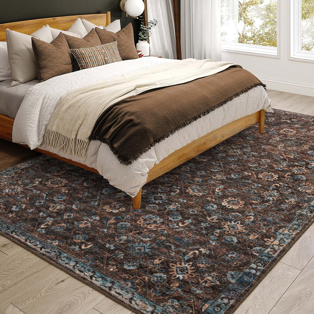Dalyn Jericho JC8 Sable Rug shown in a room