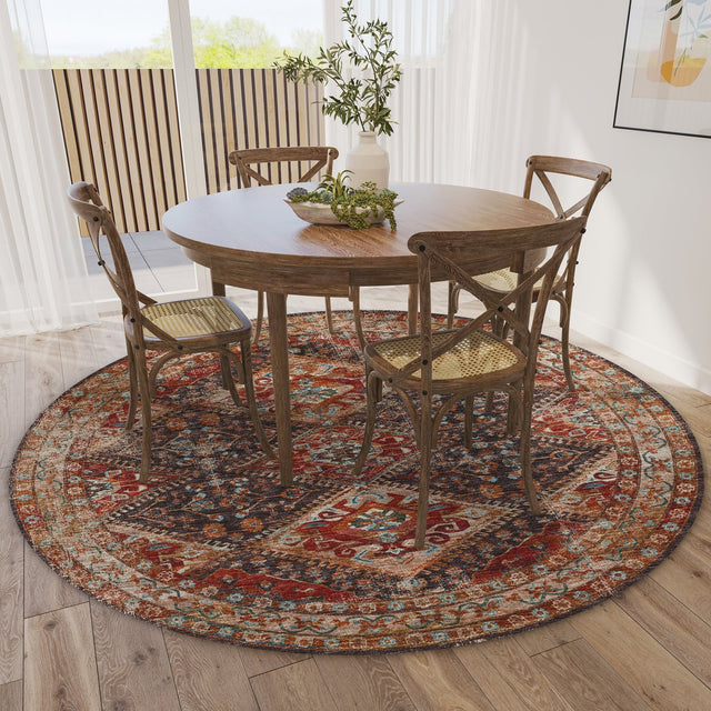 Dalyn Jericho JC9 Canyon Rug shown in a room