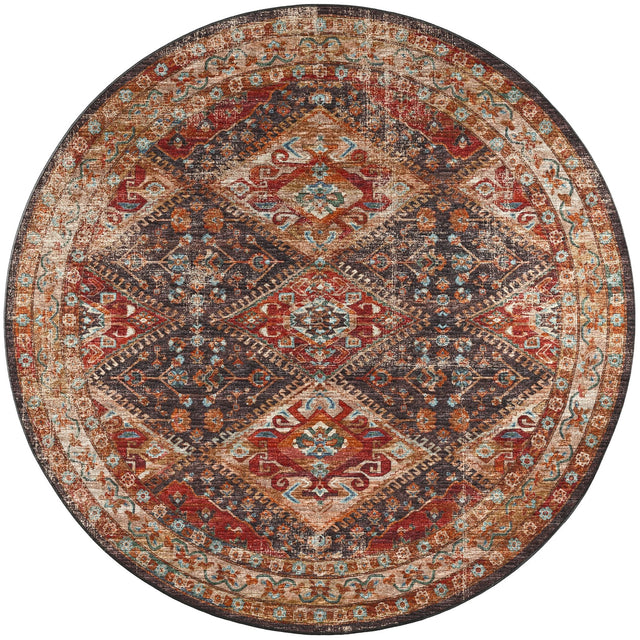 Dalyn Jericho JC9 Canyon Rug round rug