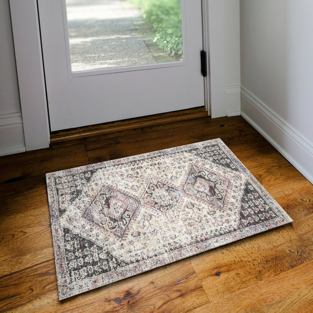 Dalyn Jericho JC9 Pearl Rug shown in a room