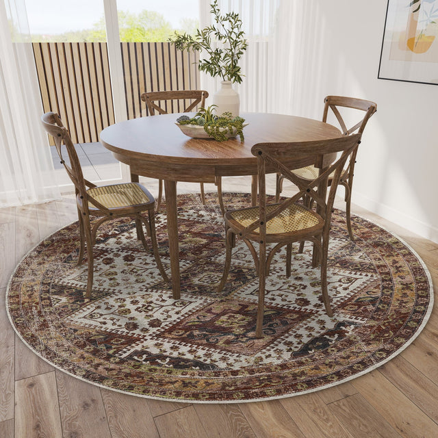 Dalyn Jericho JC9 Putty Rug shown in a room