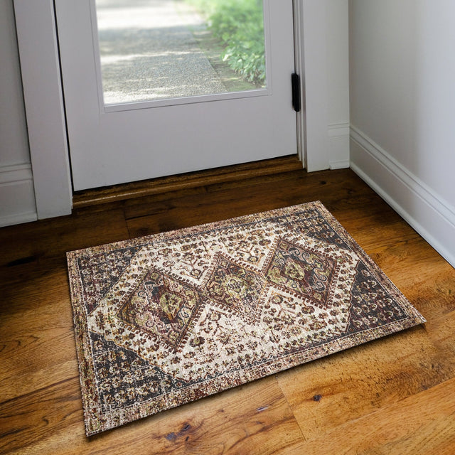 Dalyn Jericho JC9 Putty Rug shown in a room