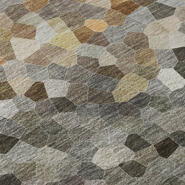 Dalyn Kaleidoscope KL1 Transitional Machine Made Pewter Rug