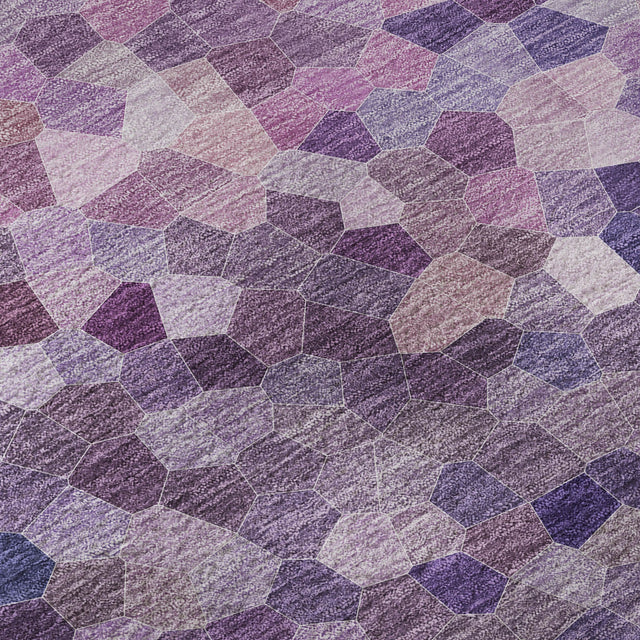 Dalyn Kaleidoscope KL1 Transitional Machine Made Plum Rug