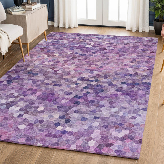 Dalyn Kaleidoscope KL1 Transitional Machine Made Plum Rug