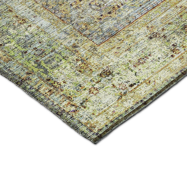 Dalyn Karaj KJ1 Aloe Rug corner detail