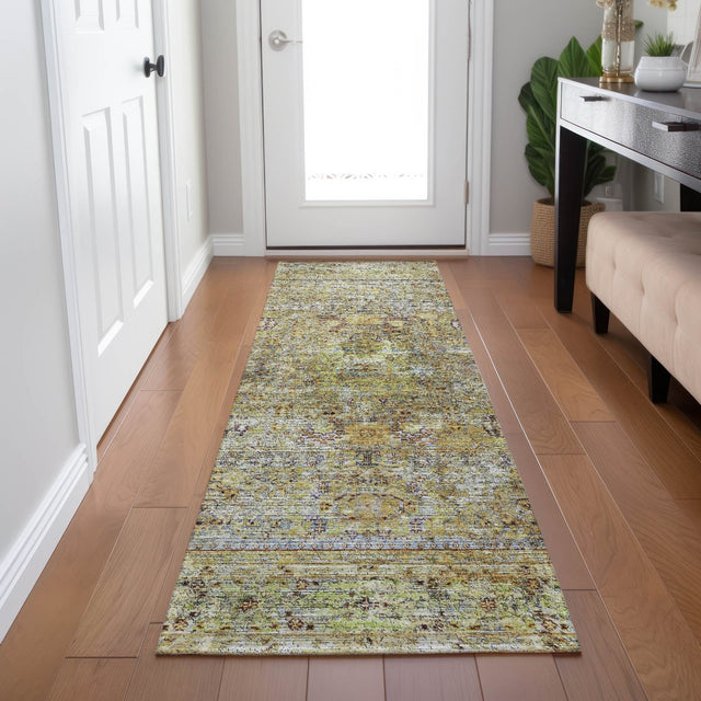 Dalyn Karaj KJ1 Aloe Rug shown in a room
