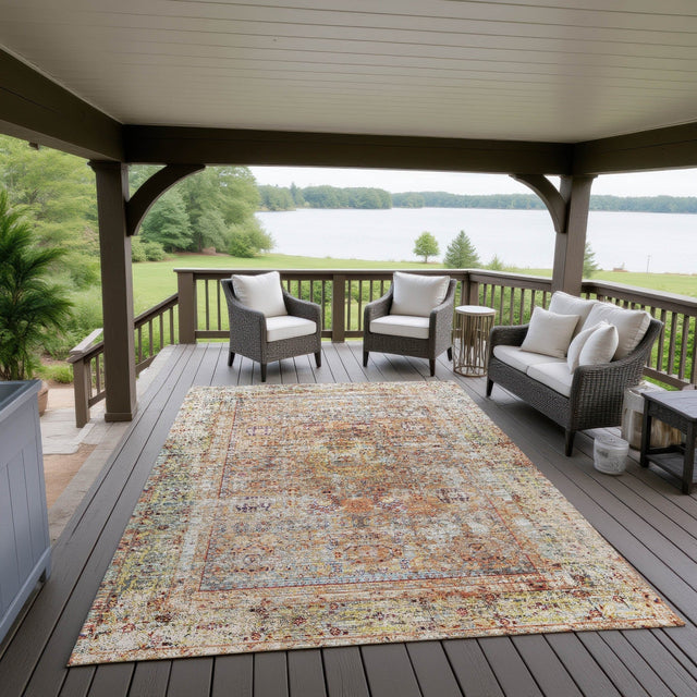 Dalyn Karaj KJ1 Coral Rug outdoor lifestyle image
