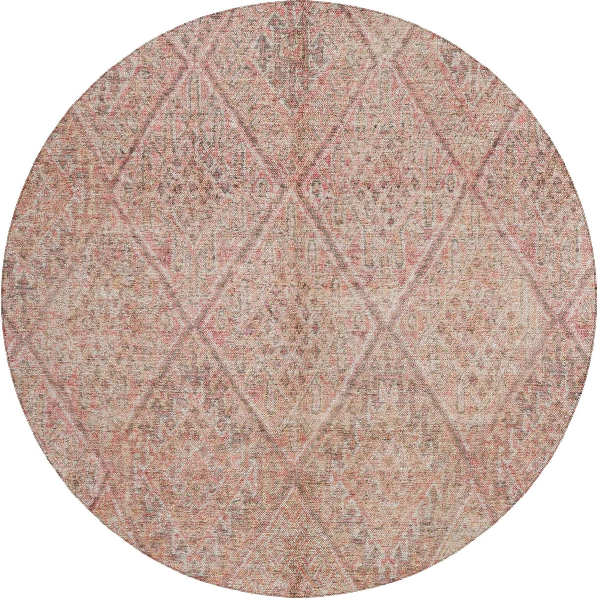 Dalyn Karaj KJ10 Pink Rug round rug