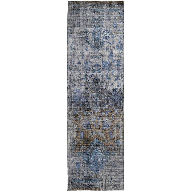 Dalyn Karaj KJ2 Blue Rug runner rug
