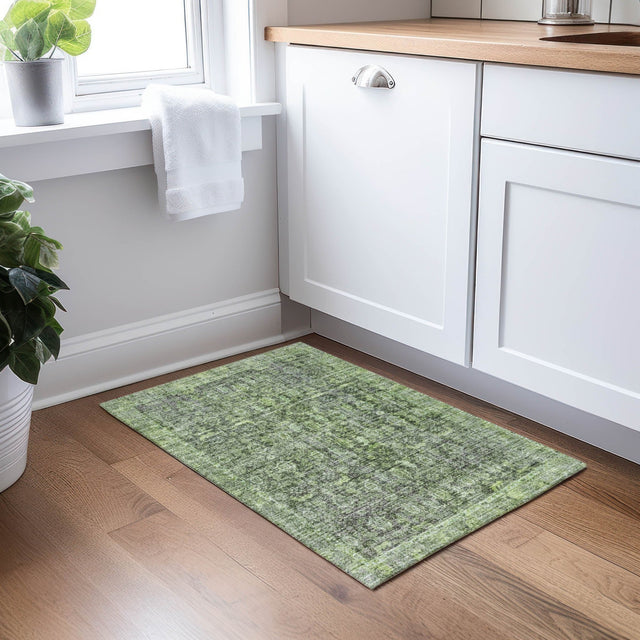 Dalyn Karaj KJ3 Cactus Rug shown in a room