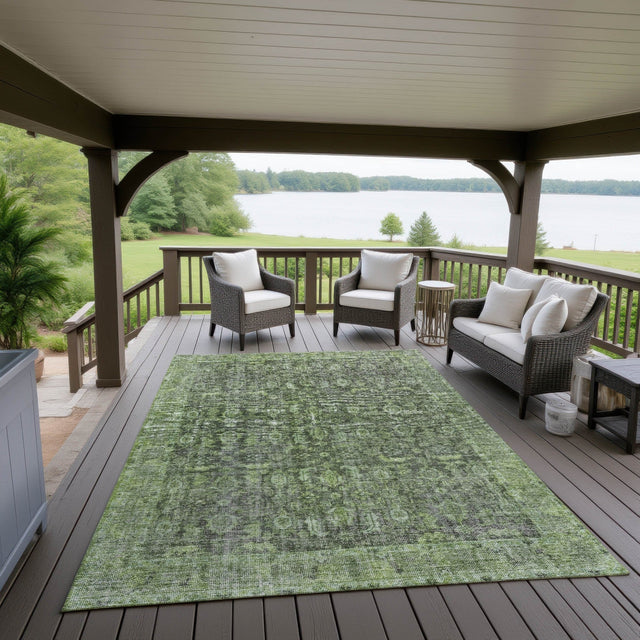 Dalyn Karaj KJ3 Cactus Rug outdoor lifestyle image