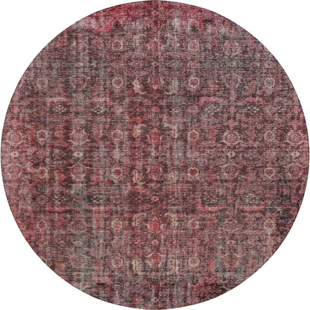 Dalyn Karaj KJ3 Pink Rug round rug