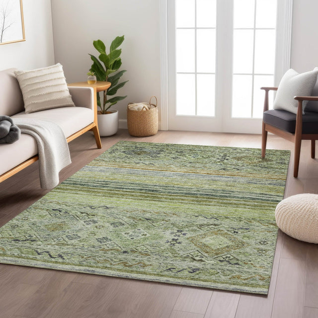 Dalyn Karaj KJ4 Aloe Rug shown in a room