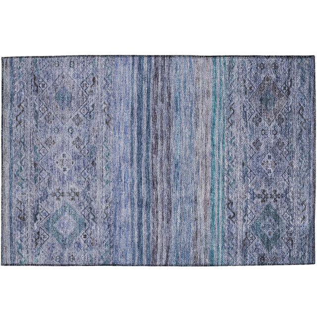 Dalyn Karaj KJ4 Blue Rug rectangular rug