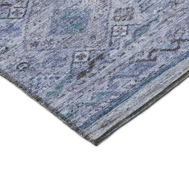 Dalyn Karaj KJ4 Blue Rug corner detail