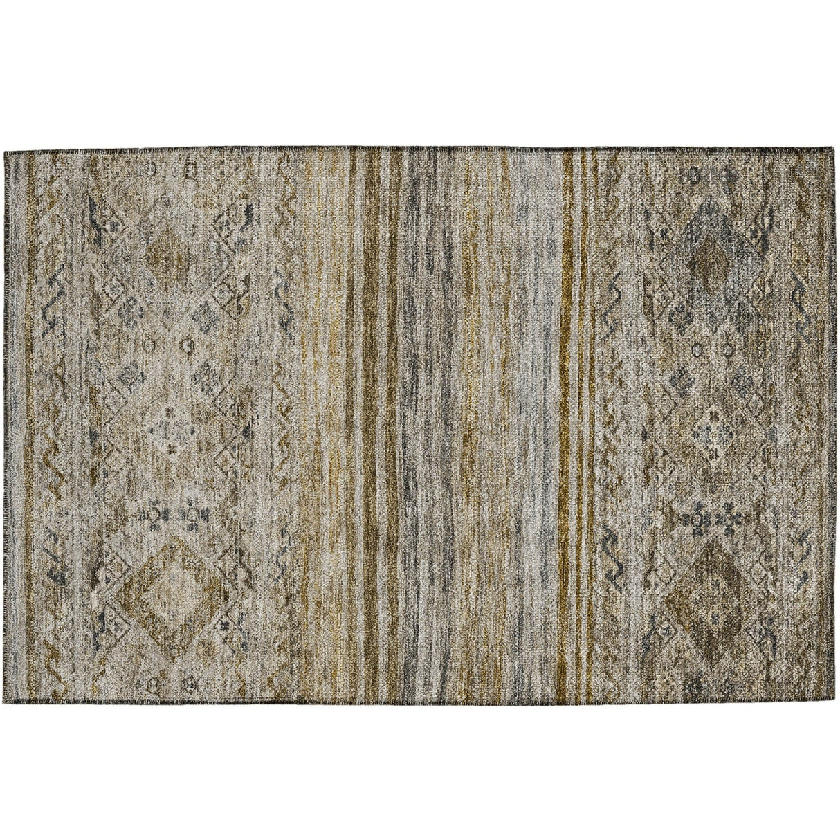 Dalyn Karaj KJ4 Brown Rug rectangular rug