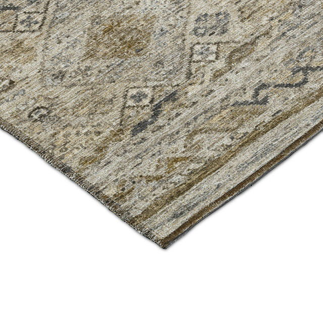 Dalyn Karaj KJ4 Brown Rug corner detail