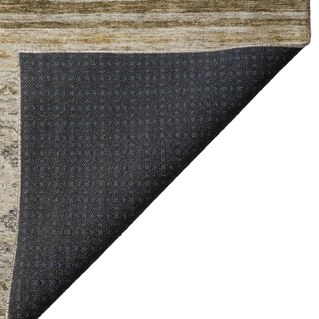 Dalyn Karaj KJ4 Brown Rug backing detail