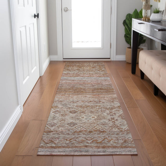 Dalyn Karaj KJ4 Copper Rug shown in a room