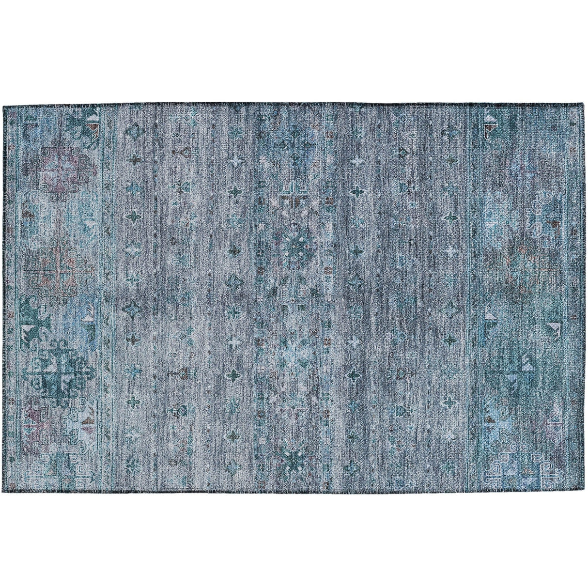 Dalyn Karaj KJ5 Blue Rug rectangular rug