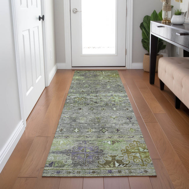 Dalyn Karaj KJ5 Sage Rug shown in a room