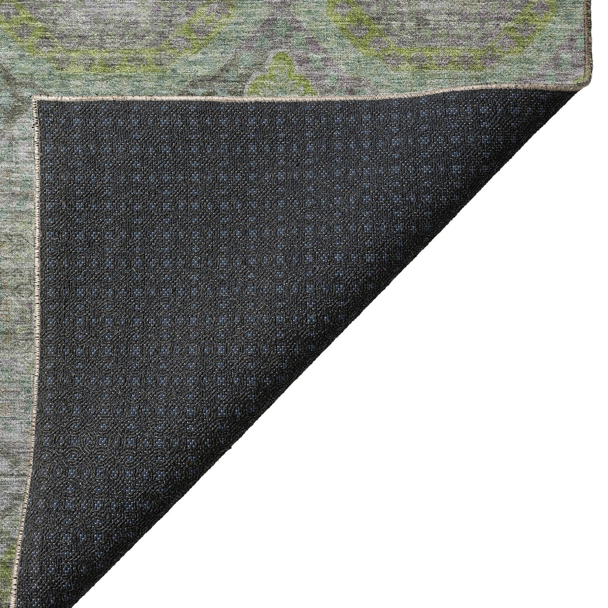 Dalyn Karaj KJ6 Olive Rug backing detail