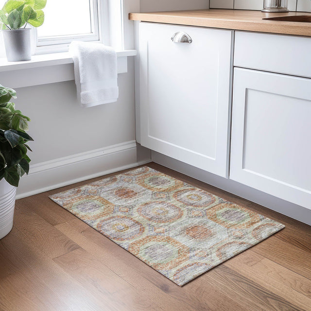 Dalyn Karaj KJ6 Paprika Rug shown in a room