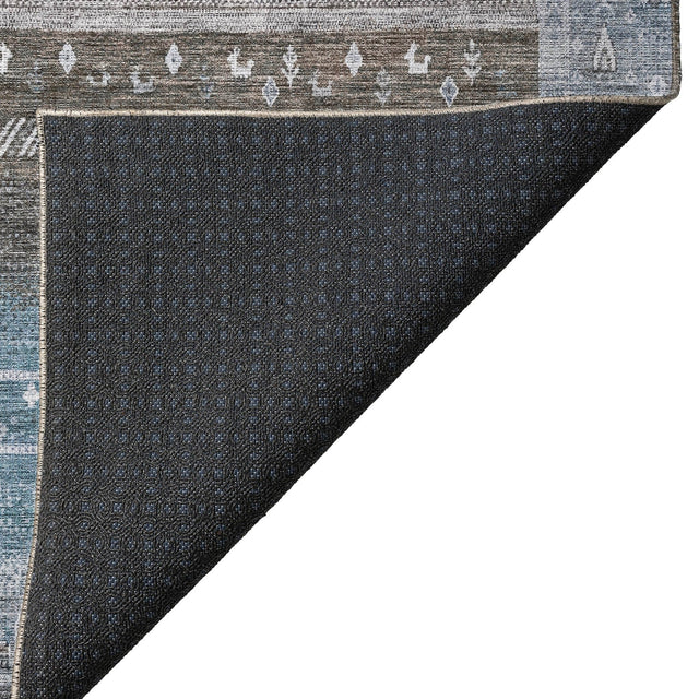 Dalyn Karaj KJ7 Blue Rug backing detail